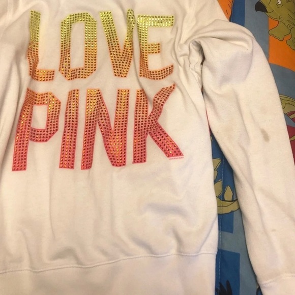 VS PINK Large Vintage Sunset Ombré Full Zip- RARE/H2F - Picture 4 of 9